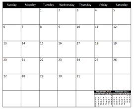 calendar template excel monthly yearly spreadsheetml exceltemplates